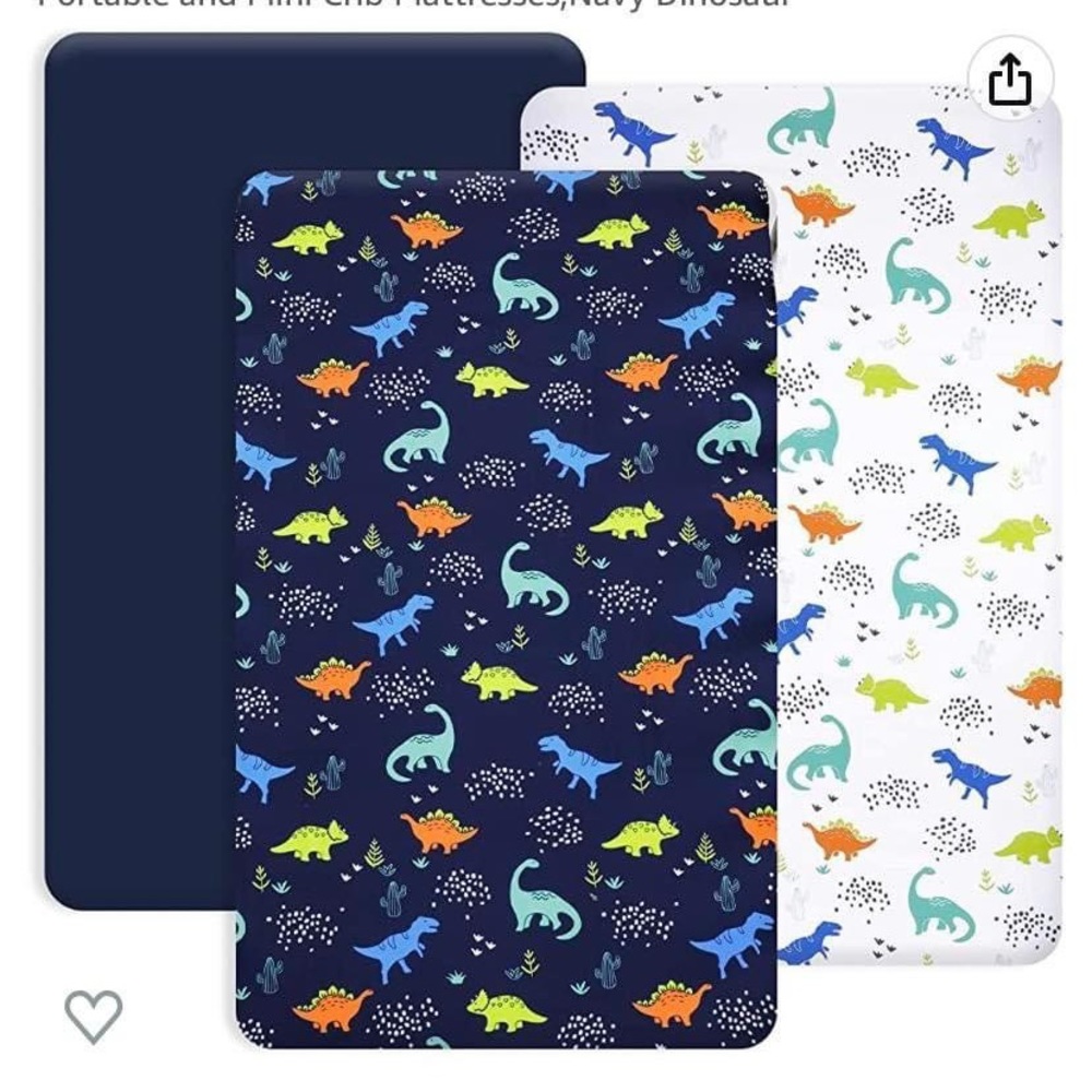 Mini crib/pack and play sheets